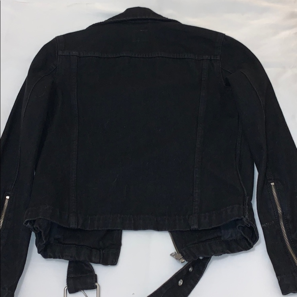Black Jean Jacket - NWOT - Picture 4 of 4
